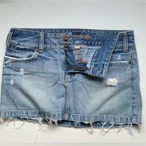 American eagle denim skirt